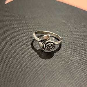James Avery Silver Flower Ring